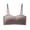 Brown, variant on MVRLSH Sports Jelly Bras for Women Silicone Non Belted Anti Sag Close Fit Comfort Underwear Strapless Bra