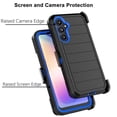 thumbnail image 5 of Galaxy A35 5G Case,Takfox Samsung Galaxy A35 5G Holster Phone Case with Built-in Screen Protector Swivel Belt Clip [3 Layers] Heavy Duty Full Body Protection Shockproof Kickstand Cover - Blue, 5 of 9