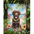 thumbnail image 3 of Chocolate Labrador Retriever Luau Garden Flag 11.25 in x 15.5 in, 3 of 5