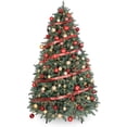 thumbnail image 5 of OasisCraft 4.5FT Pre-lit Christmas Tree Premium Hinged Blue Spruce Artificial Christmas Tree with 250 LED Lights, Full Xmas Tree, 5 of 8