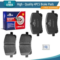 YXPCARS 4PCS Front Brake Pads (D923), Ceramic Pads for Pontiac Vibe Toyota Corolla Matrix 2003-2008 All Models