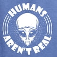 thumbnail image 6 of Wild Bobby Humans Aren't Real Unisex Crewneck Sweatshirt, 6 of 6