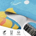 thumbnail image 4 of Happy Fish on Sea Runner Area Rug 2x6 Soft Non-Slip Washable Bedside Carpet for Hallway Bedroom Living Room Home Decor, 4 of 8