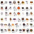 thumbnail image 3 of AOWOO 50PCS Halloween Straw Cover Cap, Straw Cover for 30&40 Oz Tumbler, Reusable Soft Silicone Straw Topper, Straw Protectors Drinking Straw Caps for 10 mm Straws, 3 of 8