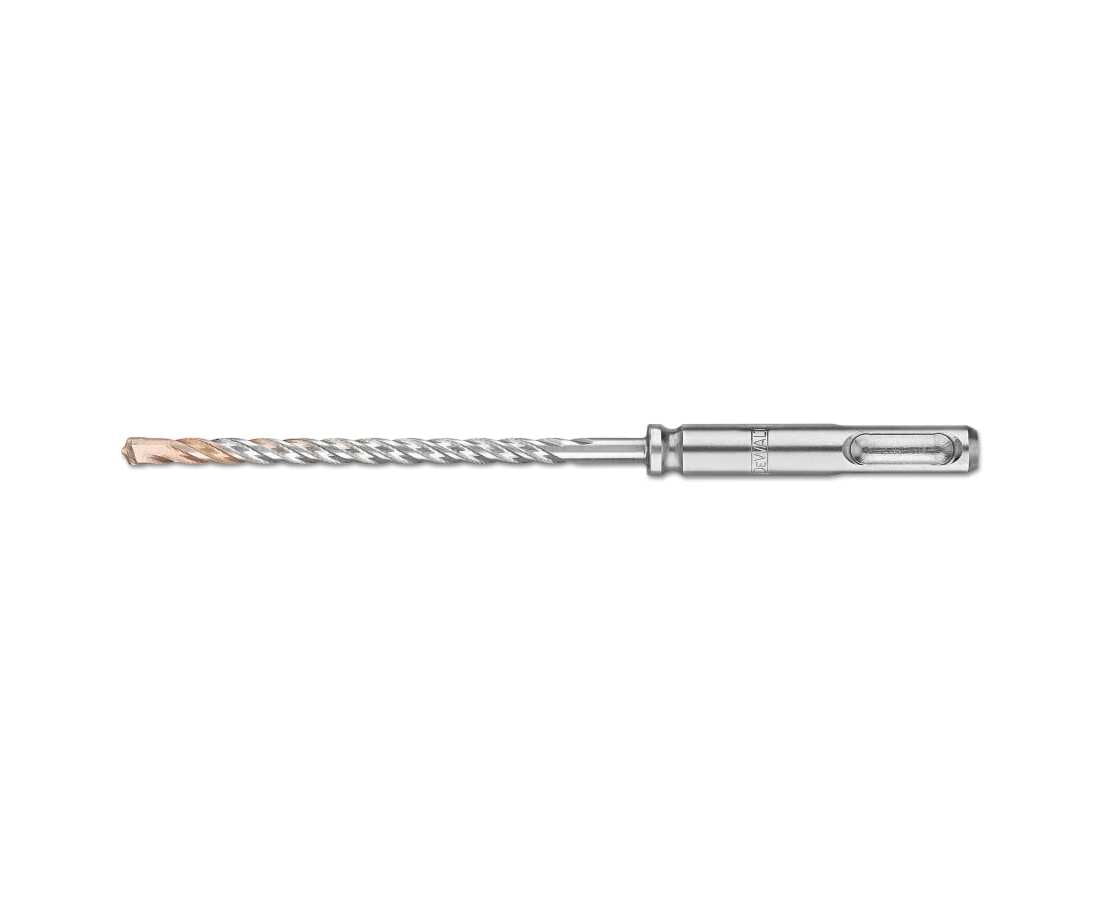 DEWALT DW5403 Hammer Drill Bit, 3/16 in Dia, 6-1/2 in OAL, Helix Flute, 4-Flute, 3/8 in Dia Shank, SDS Plus Shank