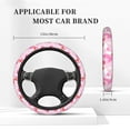 thumbnail image 5 of Kll Car Steering Wheel Cover, Universal 15 Inch, Soft Elastic And Comfortable,Car Accessories Decorations-Watercolor Love, 5 of 7