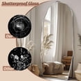 thumbnail image 5 of Antok Full Length Mirror 71" x 32" Large Floor Mirror Standing Mirror, Aluminum Wavy Frame, Wall Mounted or Leaning, Decorative for Living Room Bedroom Entryway, Sliver, 5 of 7