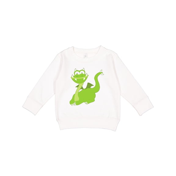 Inktastic Green Dragon Toddler Sweatshirt