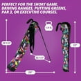 thumbnail image 4 of Women's Ultralight Sunday Bag | Taboo Fashions Stand Bag | Range Bag, Par 3, Executive Course | Self Flexing Stand, Adjustable Strap (Rembrandt), 4 of 6