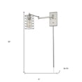 thumbnail image 3 of Jett 1-Light Satin Nickel Sconce, 3 of 9
