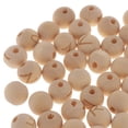 thumbnail image 3 of 50 Pcs de Perles en Bois Naturel en Vrac, 3 of 8