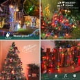 thumbnail image 5 of Gilbin Indoor Outdoor Multicolor Musical Christmas Lights, 25 Songs, 8 Function Chaser, Green Wire, 26 Ft, 5 of 9