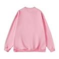 thumbnail image 4 of GrmtClth Sweatshirts for Men Relaxed Fit Crewneck Long Sleeve Pullover Tops Warm Casual Sweatshirt 2025 Fall Pink XXL, 4 of 4