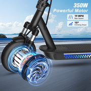 350W Electric Scooter Adults,19MPH Top Speed,21 Miles Max Range,8.5Pneumatic Tires Foldable Commuting E Scooter for Adults with APP