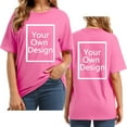 thumbnail image 5 of Custom Printed Women's T-Shirts Text Logo Photo Design Front Back Soft Comfortable Tee Casual Fit Fashion Top, 5 of 5