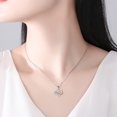 thumbnail image 2 of Collar con colgante para mujer elaborado en plata de ley 925, con circonitas sintéticas., 2 of 5