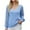 Sky Blue, variant on Aoochasliy Womens Sweaters Pullover Clearance Trendy Knit Pullover Loose Pure Sweater V-Neck Tops Blouse