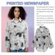 thumbnail image 4 of Single-Breasted Blouse Women Outdoor Events For Street Work Spring Summer Black Size L 1Set, 4 of 4