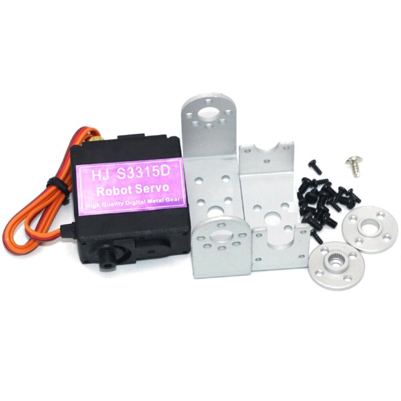 HJ S3315D Moteur Brossé en Métal 15KG Couple 180 Rotation Robot Numérique RC Servo TAPDRA Pièce de Rechange