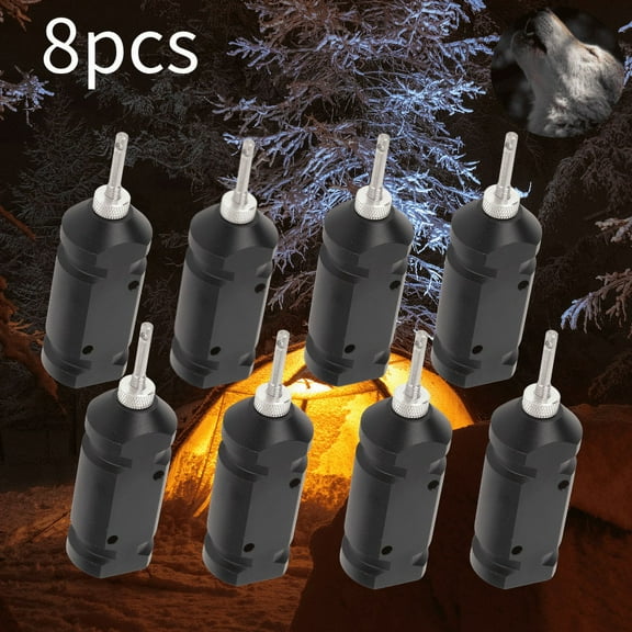 8pcs Perimeter Trip Alarm,Trip Alarm Perimeter 12 Gauge,Trip Wire Alarm Device,Bear Deterrent Device,Camping Trip Alarm, Black