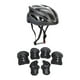 thumbnail image 5 of Casco y rodilleras para niños, coderas y muñequeras, ligeros y transpirables. Negro, 5 of 9