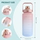 thumbnail image 4 of ODOMY Botella de Agua Motivacional de Plástico Extra Grande de 2 Litros con Asa y Jarra de Agua con Pajita Extraíble para Garantizar Que Beba Suficiente Agua Todos los Días, 4 of 9