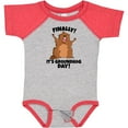 thumbnail image 3 of Inktastic Finally It's Groundhog Day Boys or Girls Baby Bodysuit, 3 of 5