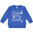 thumbnail image 2 of Inktastic I Love My Mommy Mothers Day Toddler Sweatshirt, 2 of 4