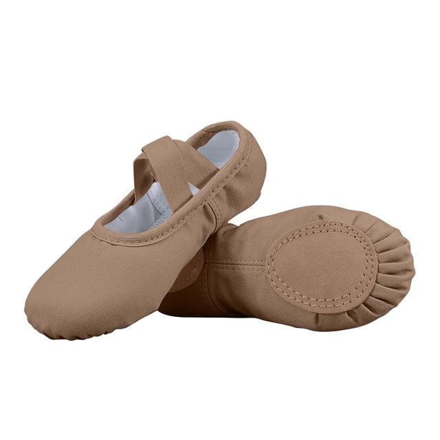 Kids Soft Sole Dance Shoes Colorful, Elastic Shoelaces, Body Shaped for Practice