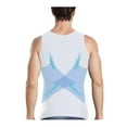 thumbnail image 3 of Casey Kevin Mens Compression Shirt Slimming Body Shaper Tummy Control Vest Gynecomastia Tank Tops for men, 3 of 12