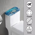 thumbnail image 3 of Renewold Sea Turtle Ocean Print Toilet Tank Lid Cover, Decorative Toilet Tank Protective Cover, Universal Machine-Washable Toilets Tanks Dust-proof Covers, Blue, 3 of 6