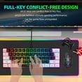 thumbnail image 2 of RGB Backlit Keypad Ultra-Compact Mini Keyboard Gaming Keyboard Compound Function, 2 of 19