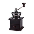 thumbnail image 1 of Manual Coffee Bean Hand Grinder Spice Herbs Vintage Style Wooden Retro Burr Mill Coffee Beans Grinding Machine Grain Mill (Dark Brown), 1 of 8