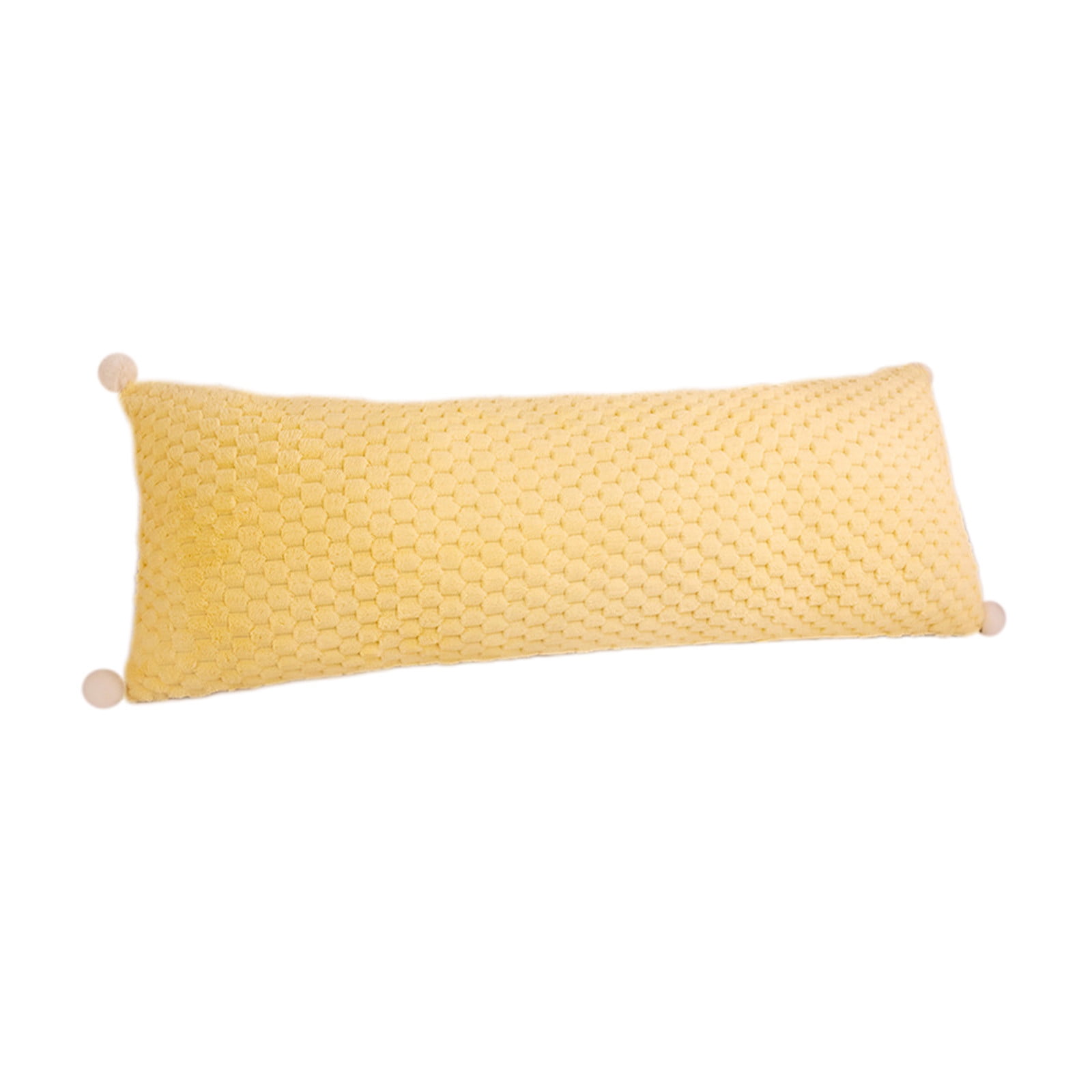 Soft Velvet Long Body Pillow for Side Sleeping, 60cm Length, Multiple Colors, Ideal for Dormitory, Bedside, and Leg Support