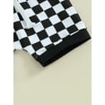 thumbnail image 7 of Mevireiy Mamas Boy T Shirt Tops Checkerboard Elastic Waist Shorts Mothers Day Outfits, Black, 0-6 Months, 7 of 7