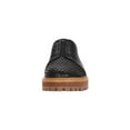 thumbnail image 6 of Vince Camuto Mritsa Black Leather Perforated Slip-On Derby Oxford Sneakers (BLACK, 6), 6 of 6