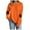 Orange, variant on zaveiop Halloween Womens Casual Long Sleeve Graphic Tee Shirts Crew Neck Sweatshirts Pullover Tops for Women (Orange, XXL)