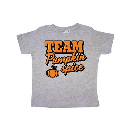 

Inktastic Team Pumpkin Spice with Cute Pumpkin Gift Toddler Boy or Toddler Girl T-Shirt