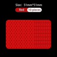 thumbnail image 2 of 10pcs Reflective Warning Sticker Door Opening Stickers Diamond Wheel Reflective Strip Car Stickers W, 2 of 5