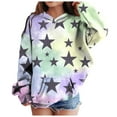 thumbnail image 3 of Gibobby Cute Hoodies for Teen Girls Trendy Preppy Hooded Sweatshirts Oversized Long Sleeve Shirts Gradient Clothes for Girls(Yellow,7-8 Years), 3 of 8