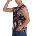 thumbnail image 3 of Fotbe Men's Romantic Paris Print Men's Sleeveless Muscle Tank Tops Casual T-Shirts for Gym Workout Beach-XX-Large, 3 of 8