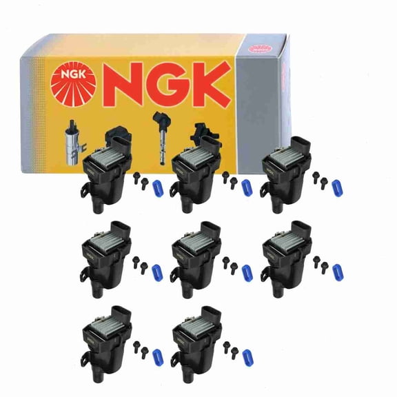 8 pc NGK Ignition Coils compatible with Chevrolet Express 2500 4.8L 5.3L 6.0L V8 2003-2007