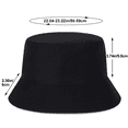 thumbnail image 2 of Bucket Hat Cotton Fishing Brim visor Men Sun Hunting Summer Camping Cap, 2 of 3