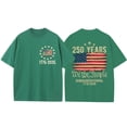 thumbnail image 6 of jowamay America 250 Tshirt 1776 2026 US Flag Casual Short Sleeve Mens Patriotic Tee Crew Neck Tops Daily Wear, 6 of 7