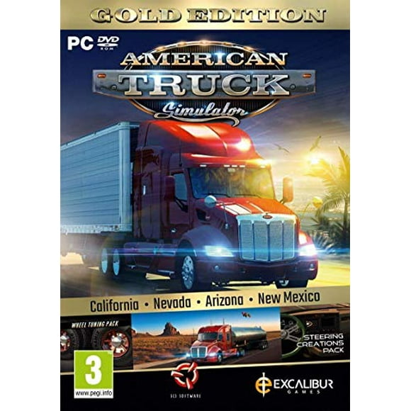 American Truck Simulator Gold (PC DVD) (Importation Britannique)