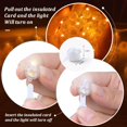 thumbnail image 3 of AVEKI 100pcs Orange Flash Balloon Light with Loop for Hanging,Mini Ball Lights Led Drinks Lights Round Tiny Light for Paper Lanterns Balloons Birthday Party Event Wedding Decoration A0514, 3 of 8