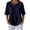 03-Dark Blue, variant on Women's Waffle Knit Crew Neck Short Sleeve T-Shirt, Casual Loose Solid Color Summer Top, Lightweight Comfy Tee for Daily Work Casual Wear 09-Wine XS
