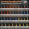 thumbnail image 3 of Herramienta de crimpado Preciva AWG20-10 Trinquete con 425 terminales, 3 of 7