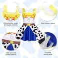 thumbnail image 7 of Benylion Cowgirl Costume for Girls Western Dress Up Outfit for Halloween Cosplsy Party Princess Dress Ruffle Sleeve Clothes for 2-3 Years, 7 of 7