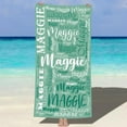 thumbnail image 4 of YUEVE Beach Towels For Kids Adults Microfiber Beach Towel With Name Swimming Towels For Kids Customized Yoga/Bath/Pool/Beach Towel For Boys Girls 75*150cm Towels Bulk Bath Soft Bath Towel Hospitality, 4 of 5
